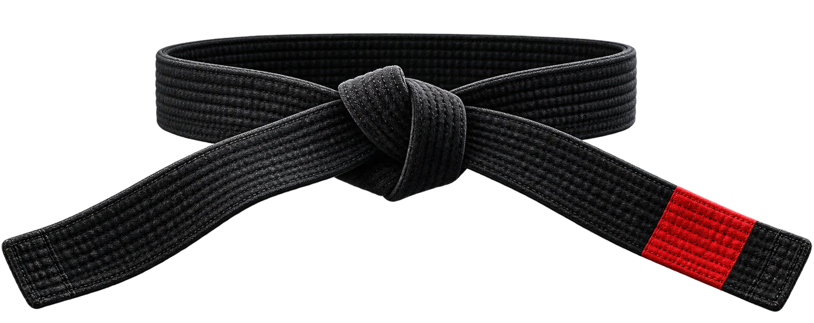Cinturón negro de Jiu-Jitsu con barra roja, A.C Jiu Jitsu Academy Alicante